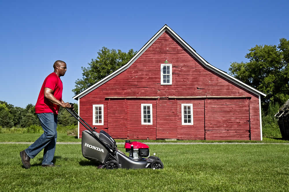 Honda 21 In. Steel Deck 3 in 1 Push Lawn Mower with GCV170 Engine and Auto Choke HRN216PKA Acme Tools