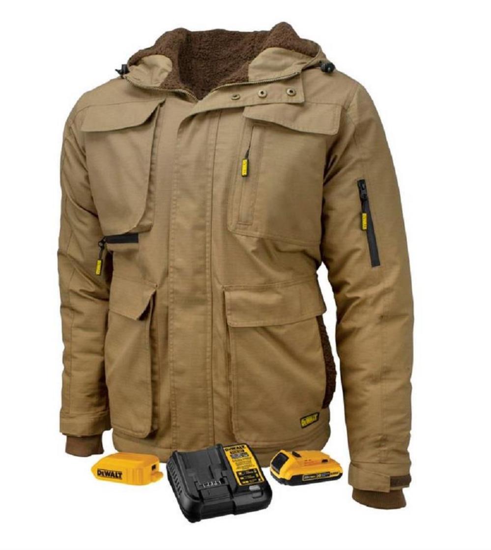

DEWALT Mens Rip Stop Canvas Heated Kit Jacket Small
