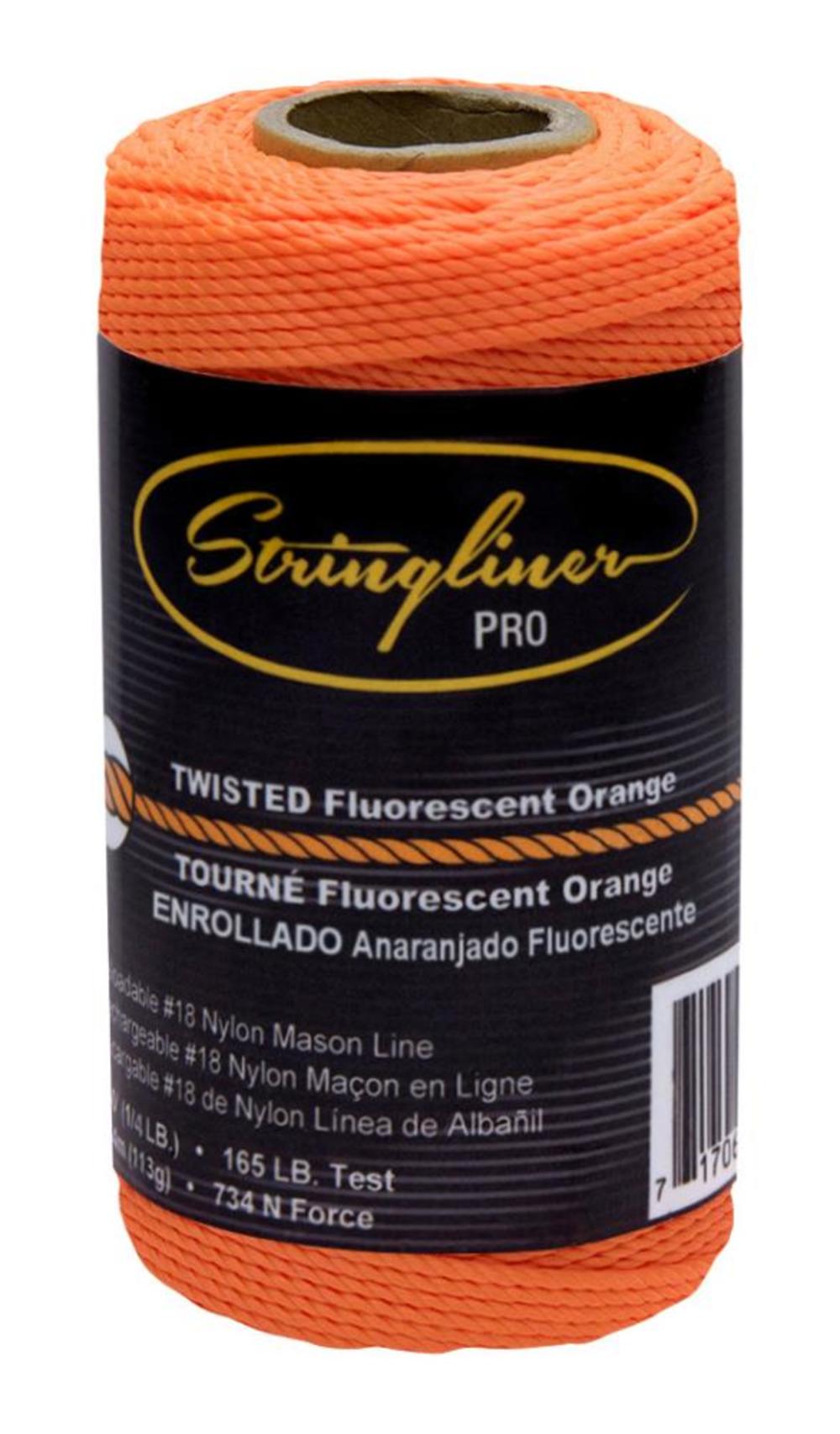 

US Tape 270 Ft. Twisted Flo Orange Mason's Line Roll