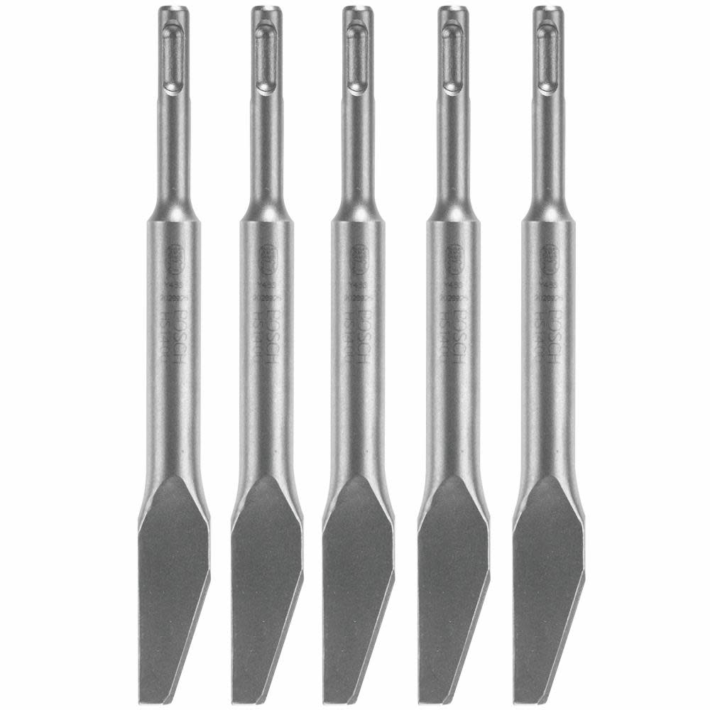 

Bosch 5 pc. 1/8 In. Mortar Knife SDS-plus Bulldog Xtreme Hammer Steel