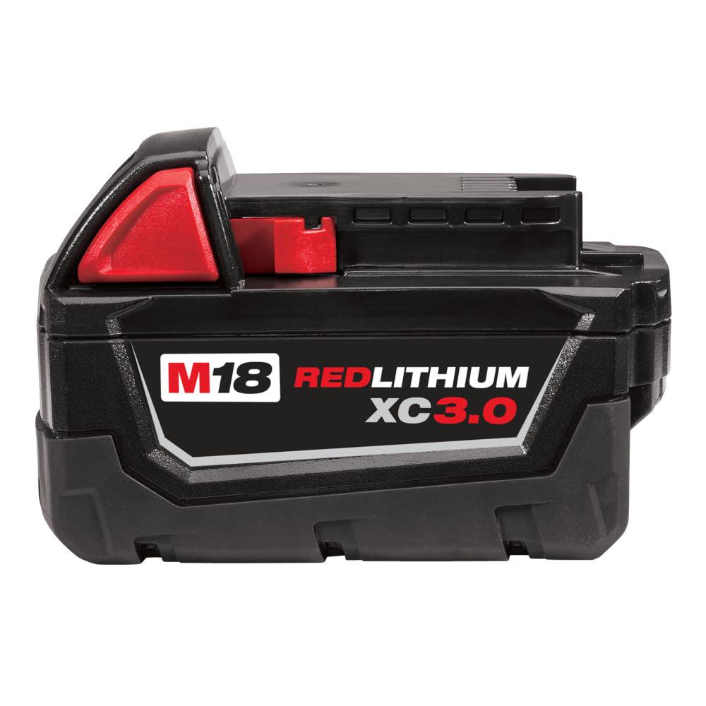 Milwaukee M18 REDLITHIUM XC 18V 3Ah Lithium Ion Power Tool Battery Pack with Fuel Indicator image number null