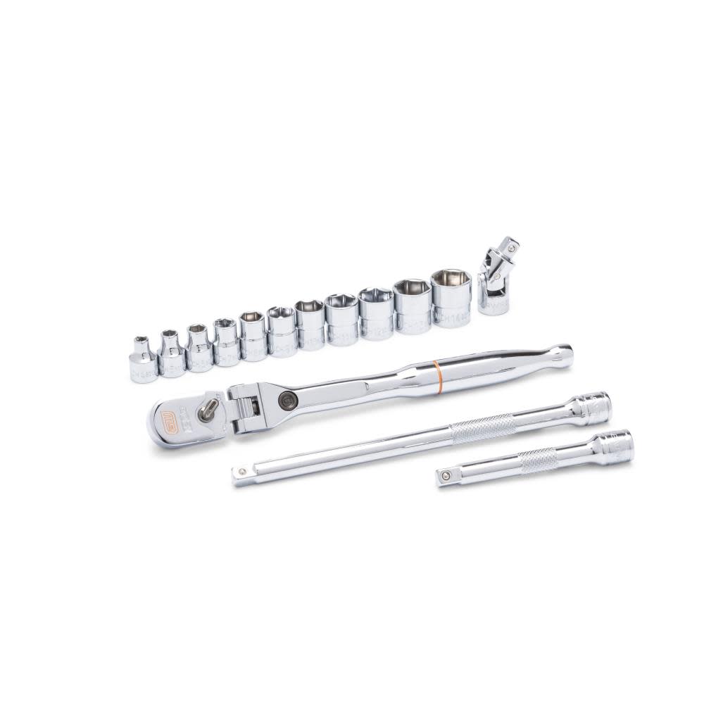 

GEARWRENCH Mechanics Metric Tool Set 1/4" Drive 15pc