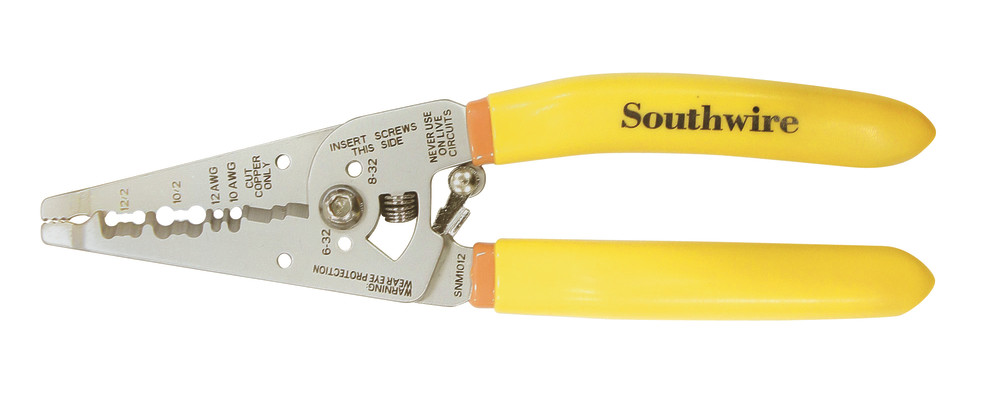 

Southwire 10-12 AWG Ergonomic Handles NM Cable Wire Stripper/Cutter