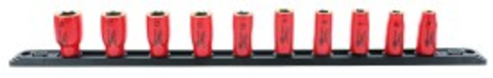 Wiha Insulated Socket Set 1/4 Drive METRIC 10pc - 31393 - By Brand  sku 31393