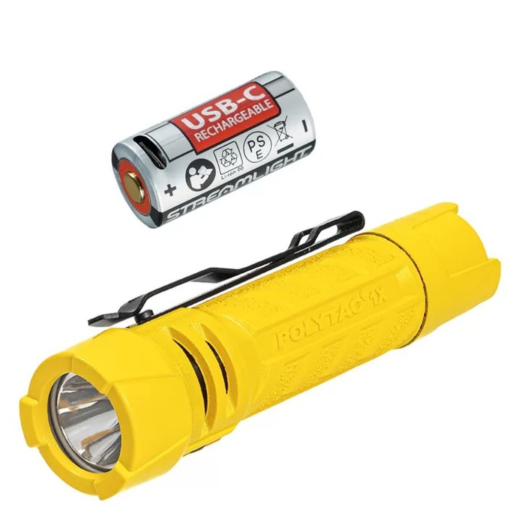 STREAMLIGHT POLYTAC HP イエロー Streamlight PolyTac Flashlight | Curtis - Tools for Heroes