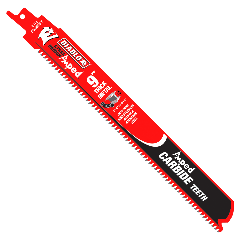 

Diablo Tools 9" Steel Demon Amped Carbide Blades for Thick Metal Cutting 3pk