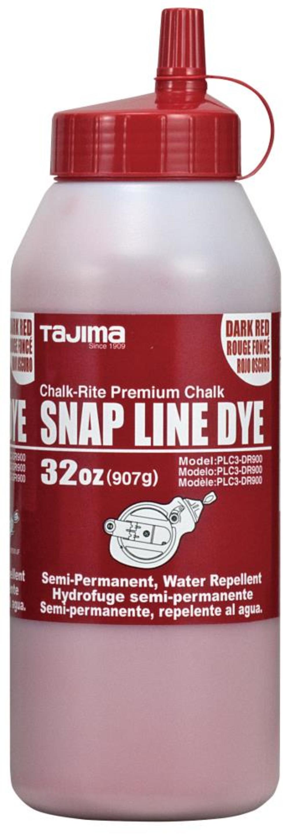 

Tajima CHALK-RITE Powder Dye Ultra-Fine Wind and Water Resistant Permanent 32 oz. Red