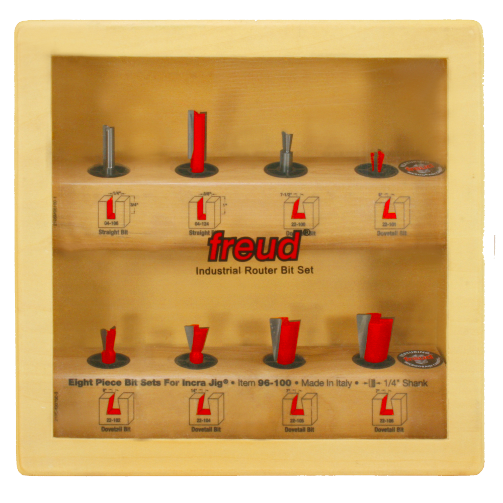 

Freud 8 Piece Bit Sets for Incra Jig