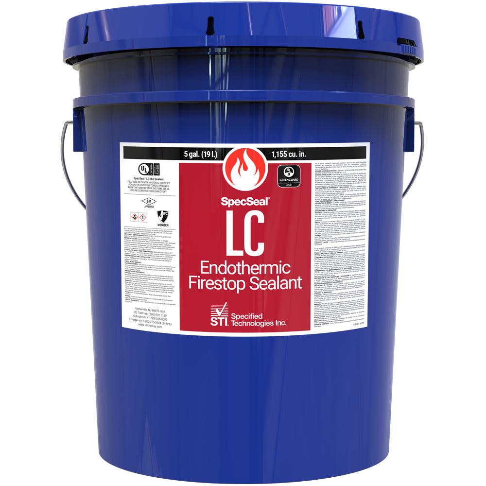 

Specified Technologies Inc SpecSeal LC Endothermic Firestop Sealant