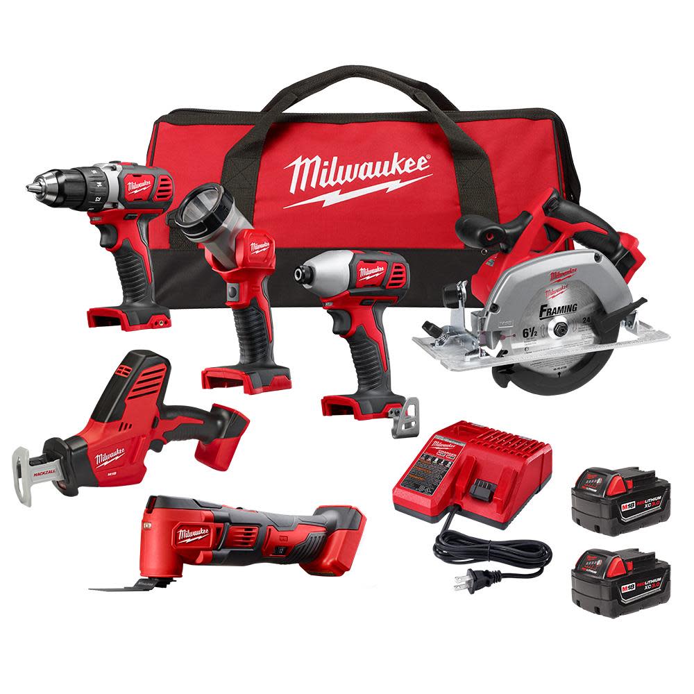 Milwaukee M18 6 Tool Combo Kit 2691 26 Acme Tools