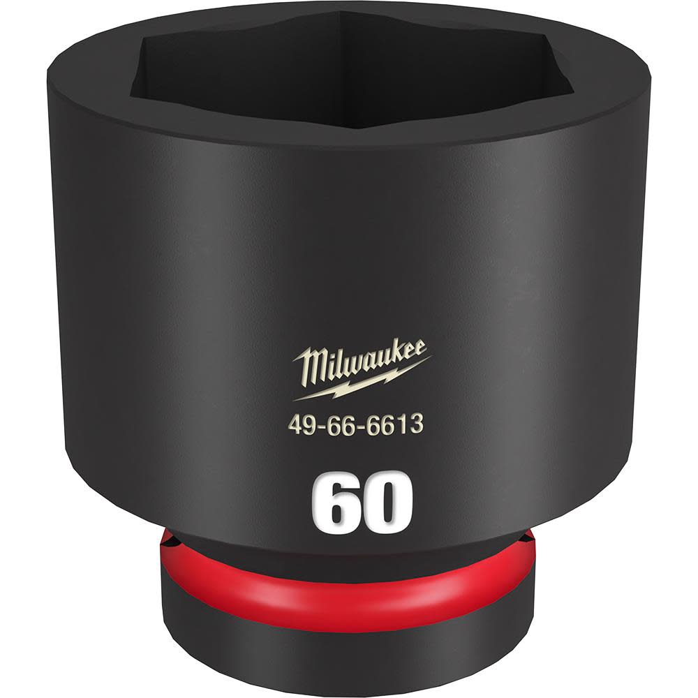 Milwaukee Impact Socket 1" Drive 60mm Standard 6 Point