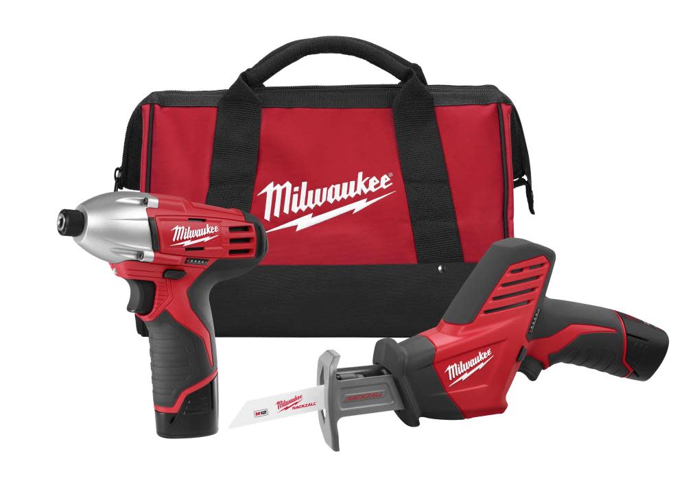 

Milwaukee M12 Cordless Lithium-Ion 2-Tool Combo Kit
