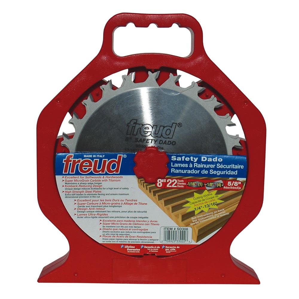 

Freud 8 In. x 22T Safety Dado Sets