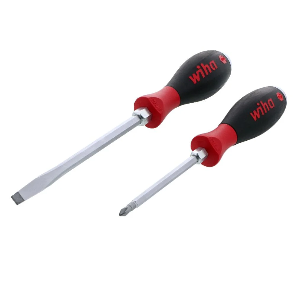 Wiha SoftFinish X Heavy Duty Slotted/Phillips Screwdriver Set 2pc