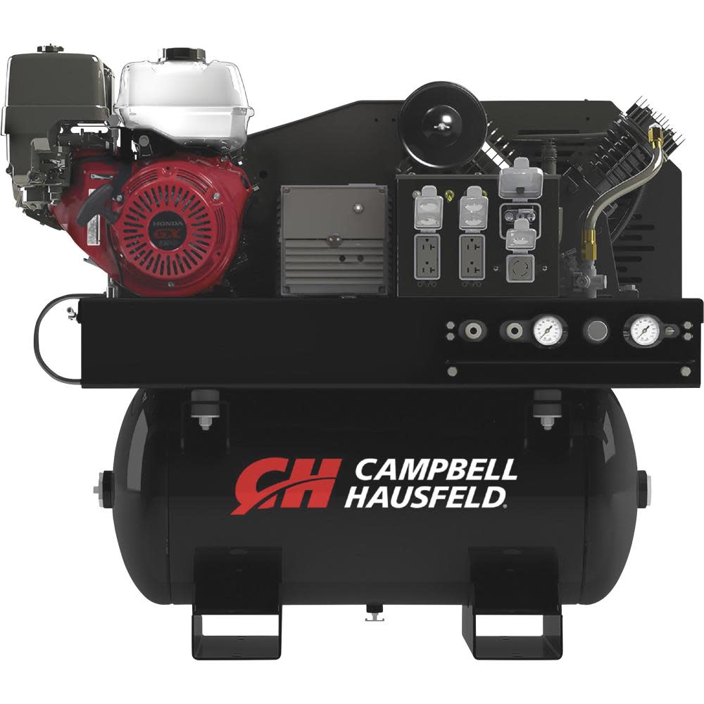 

Campbell Hausfeld Air Compressor & Generator Combination Unit 30 Gallon