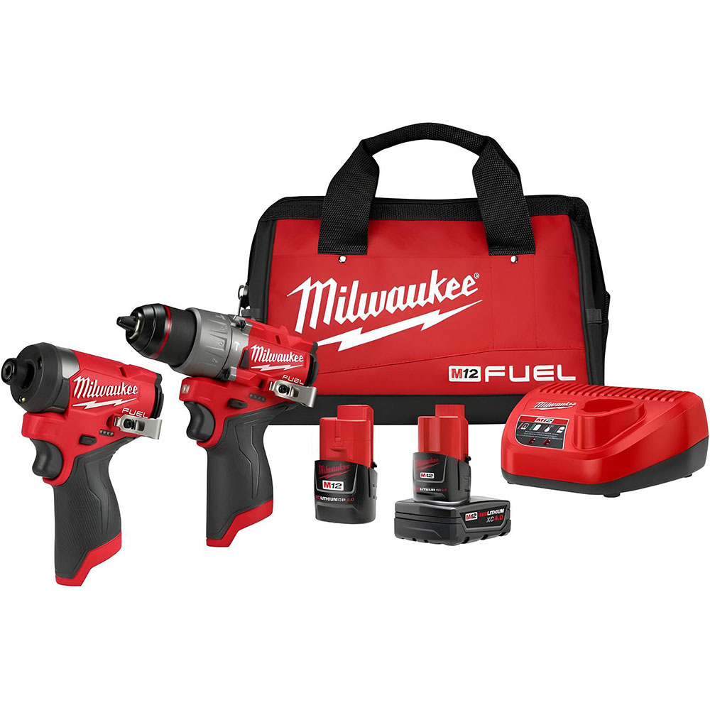 Milwaukee M12 FUEL 2 Tool Combo Kit 3497-22 - Acme Tools 