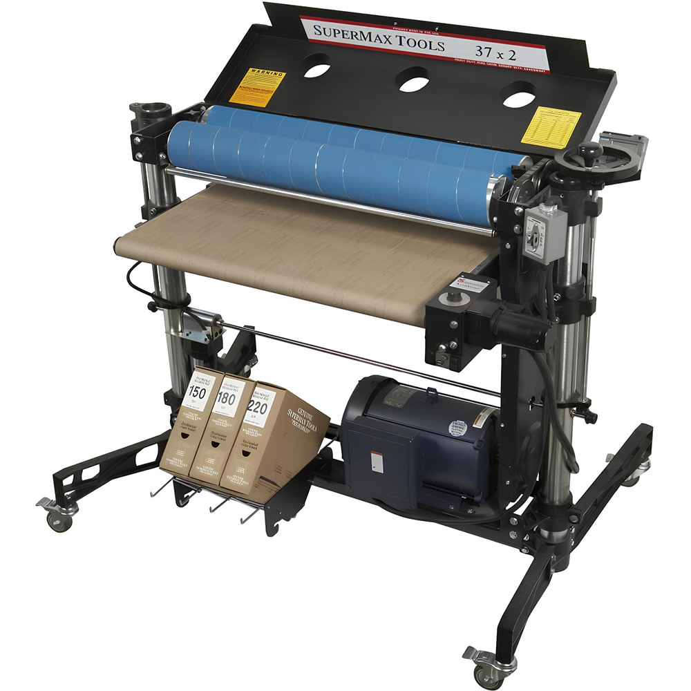 Supermax Tools 37x2 5HP 230V 1PH Double Drum Sander 937003 from ...
