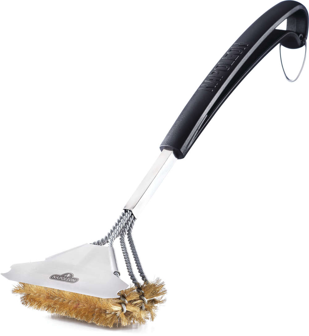 

Napoleon Triple-Row Grill Brush with Brass Bristles
