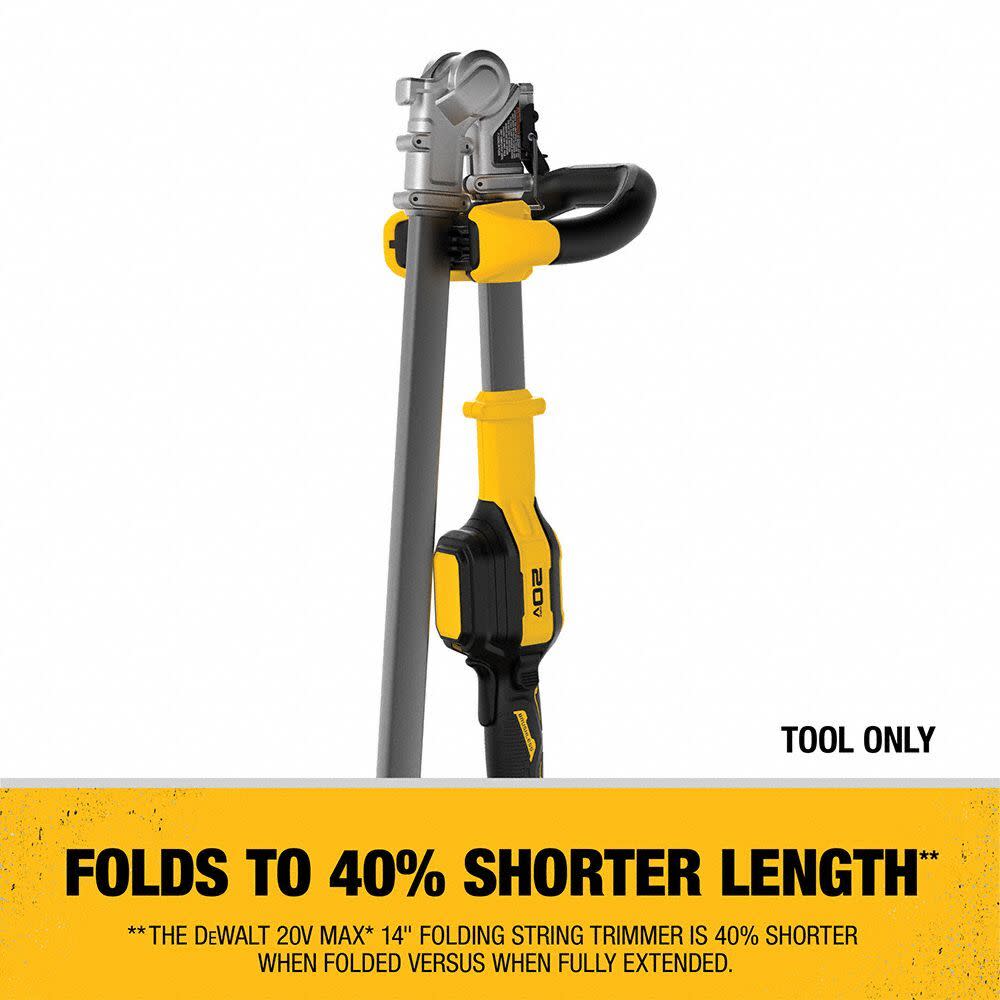 Dewalt 14 inch folding string trimmer on sale