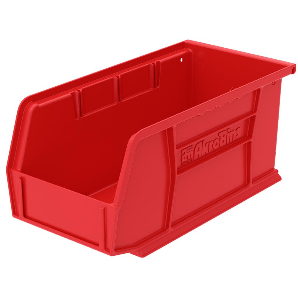 Akro-Mils AkroBin 10-7/8In x 5-1/2In x 5In Red