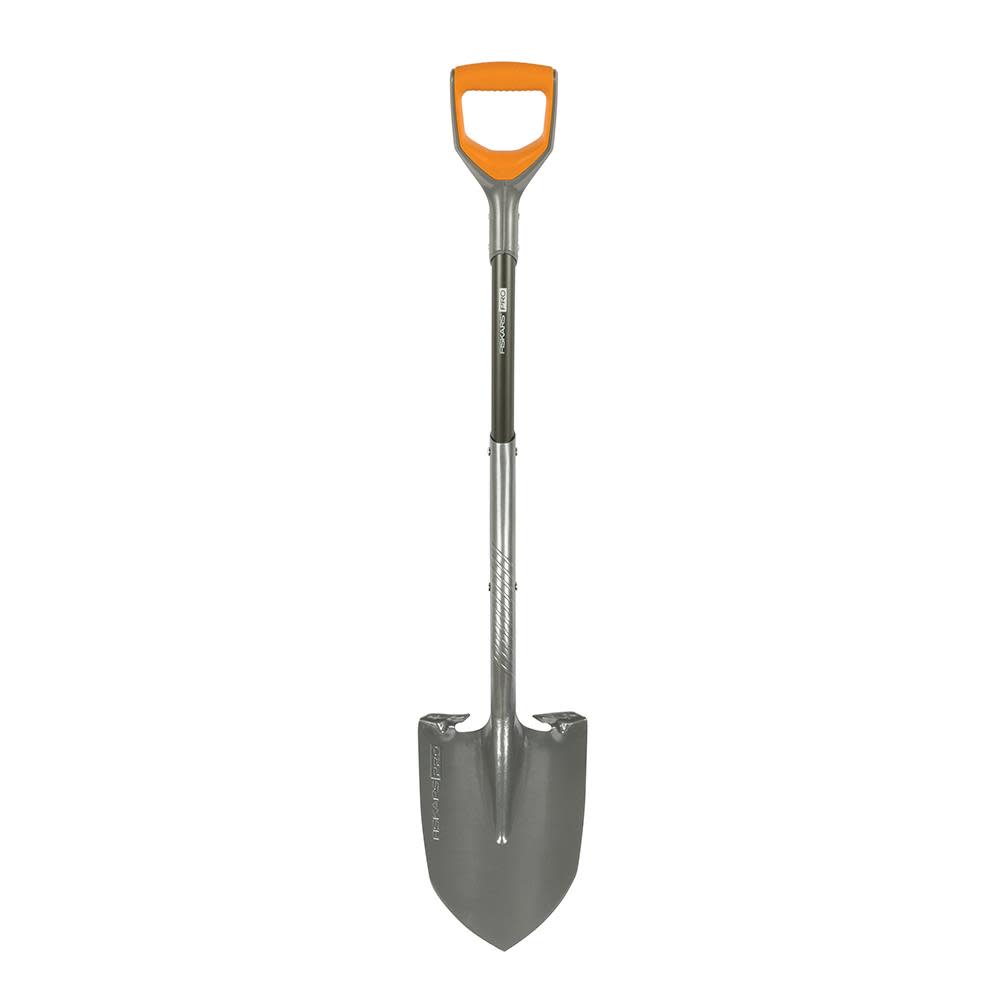 Fiskars PRO Stick D Handle Round Shovel