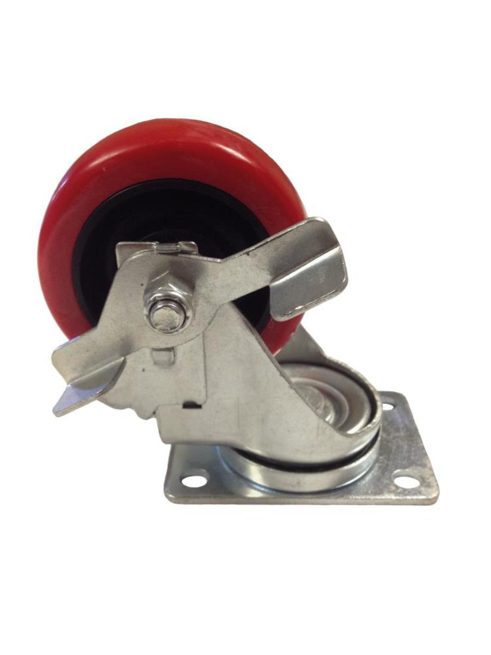

EZ Roll Casters 3.5 In. Poly Caster with Brakes