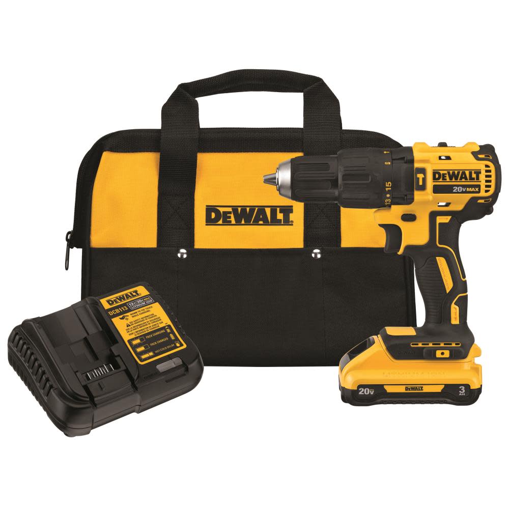 DEWALT 20V MAX Cordless Compact Hammerdrill Kit DCD778L1 Acme Tools