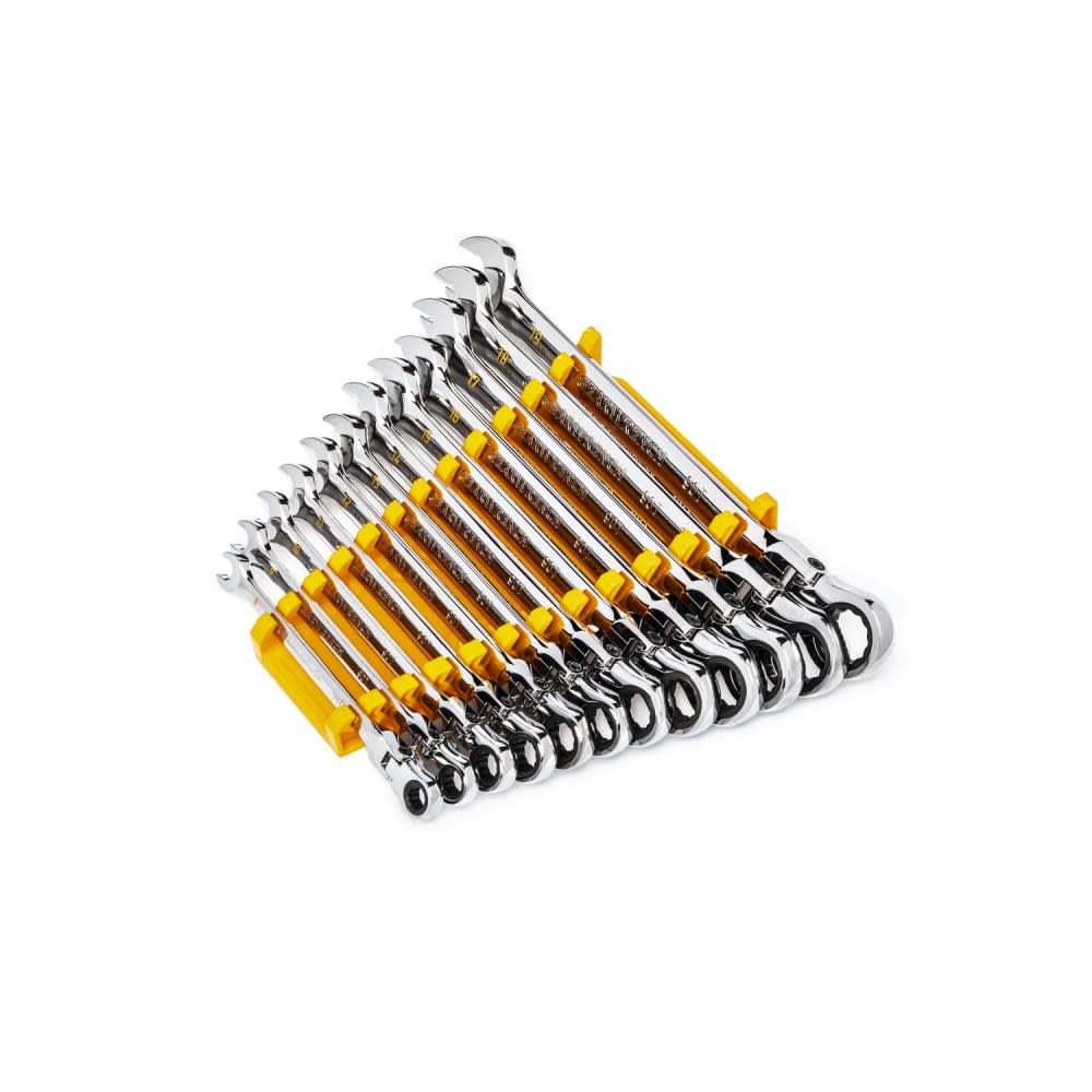 

GEARWRENCH 12 Pc 90T 12 Point Flex Head Ratcheting Combination Metric Wrench Set