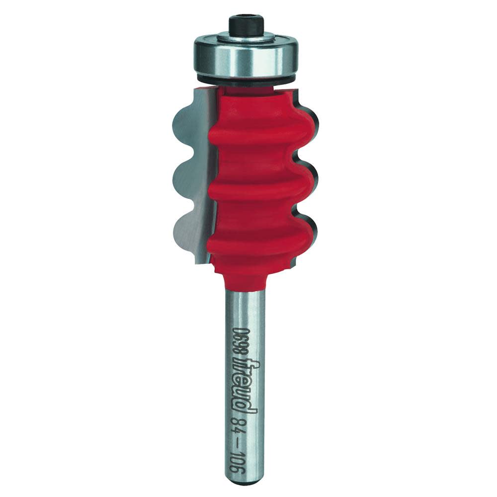 

Freud 1/8 In. Radius Triple Beading & Fluting Bit with 1/4 In. Shank