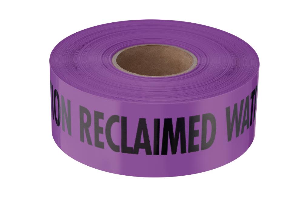 

Empire Level Non Detectable Warning Tape Reclaimed Water Do Not Drink