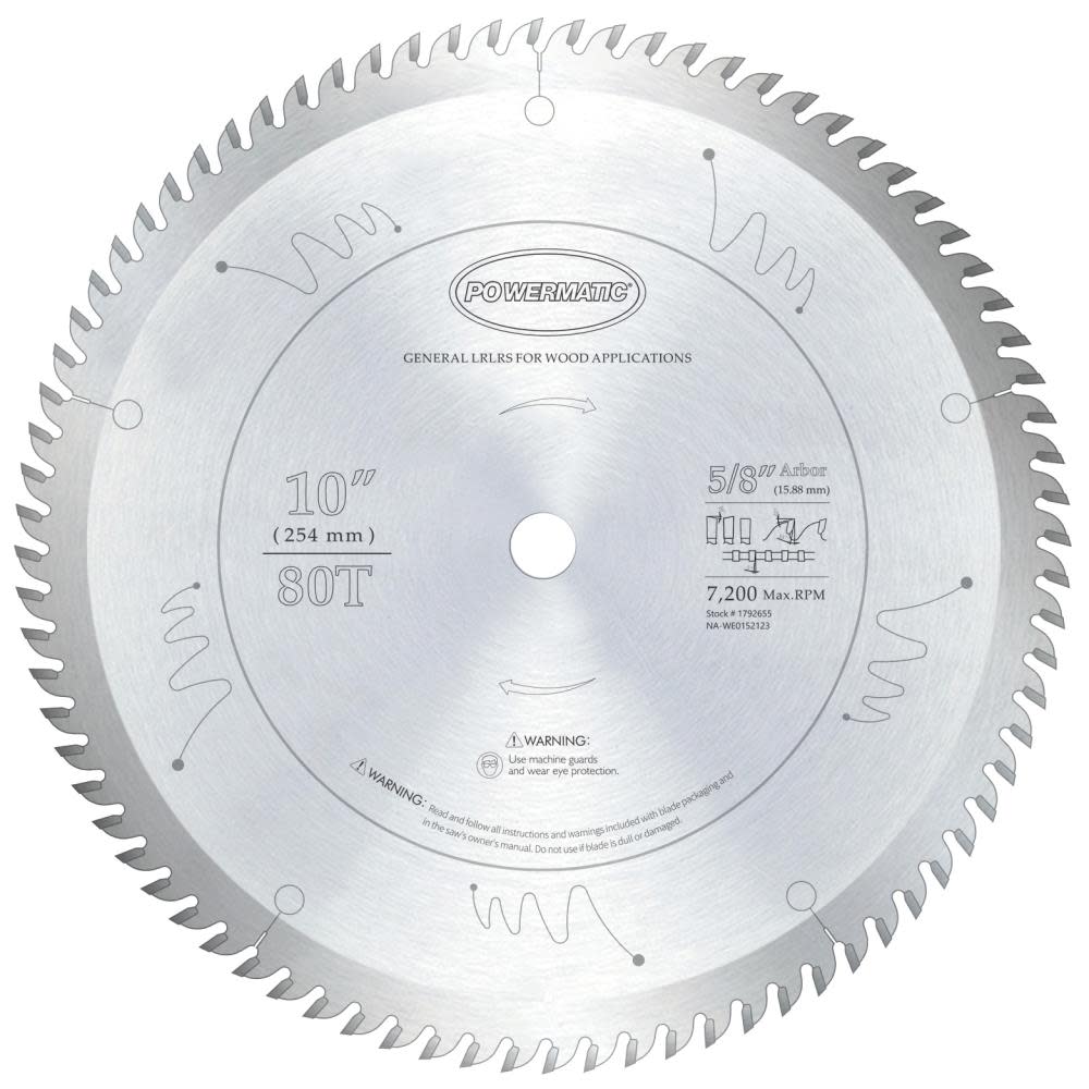 Powermatic 1080 General Circular Saw Blade