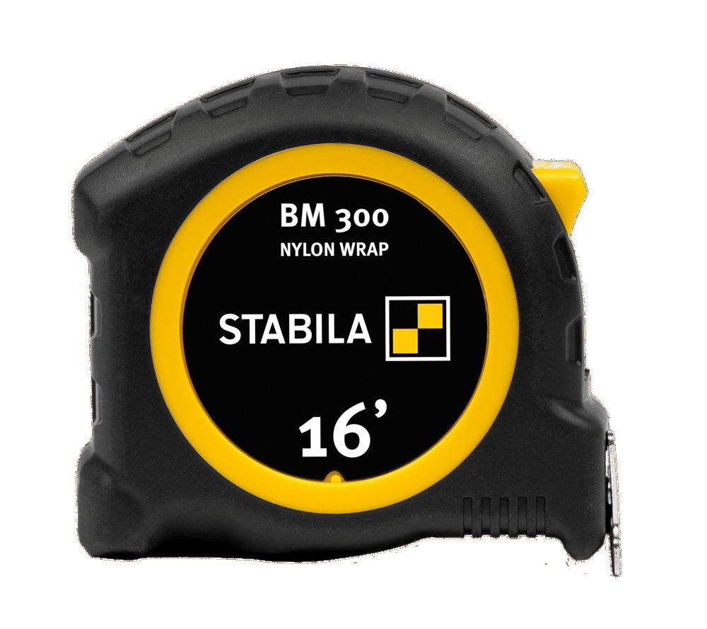 Stabila Pocket Measure Tape BM 300 16 ft Imperial Scale 30516 - Acme Tools