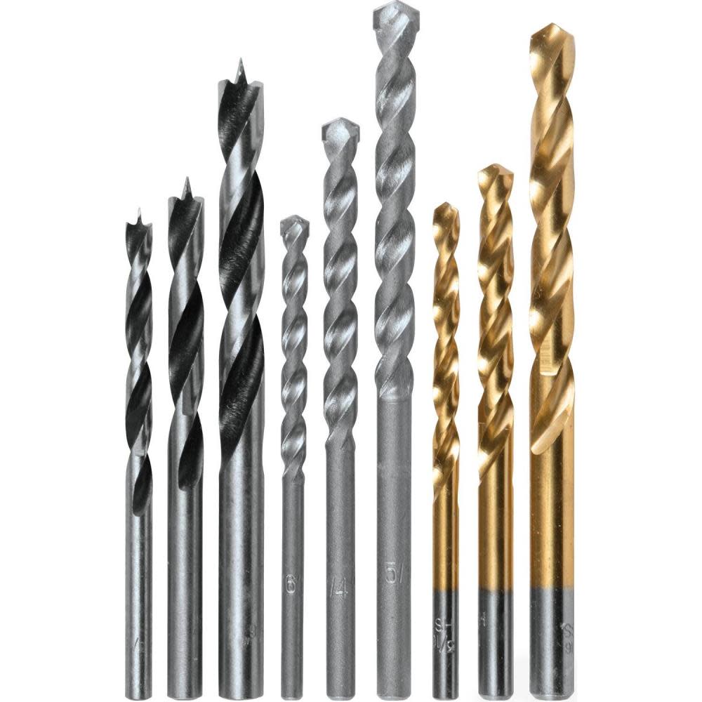 

Makita 9 Pc. Assorted Drill Bit Set