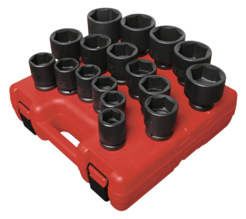 

Sunex 17 pc. 3/4 In. Dr. Heavy Duty SAE Impact Socket Set