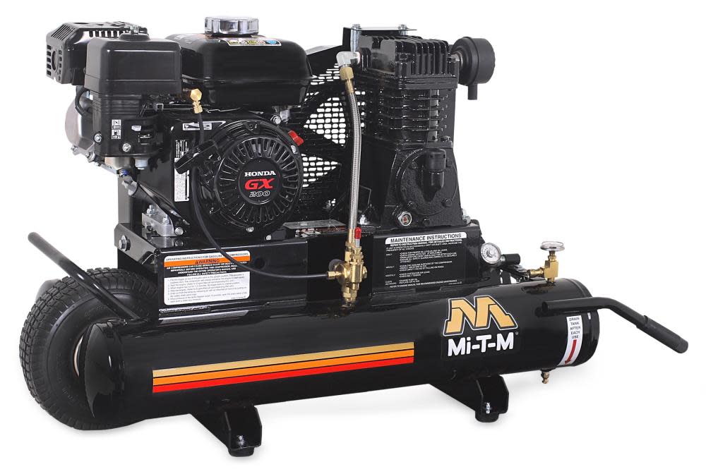 Mi T M 8 Gallon Wheelbarrow Air Compressor -  AM1-PH65-08M