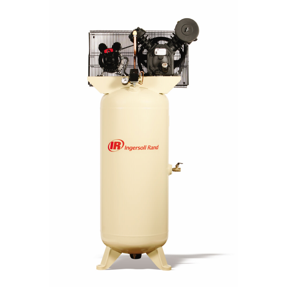 

Ingersoll Rand 5 HP 60 gal 230 V 1 Ph Vertical Air Compressor