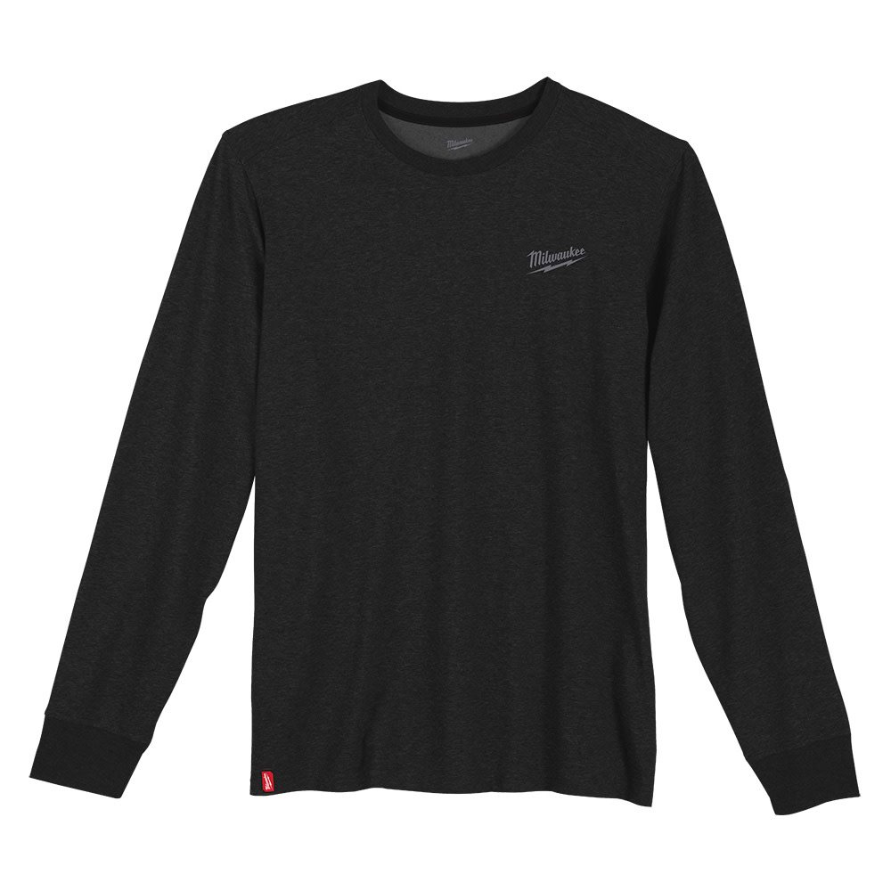 

Milwaukee Hybrid Work Tee Long Sleeve Black 2X