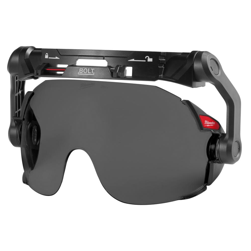 

Milwaukee BOLT Eye Visor Tinted Dual Coat Lens Compatible with Safety Helmets