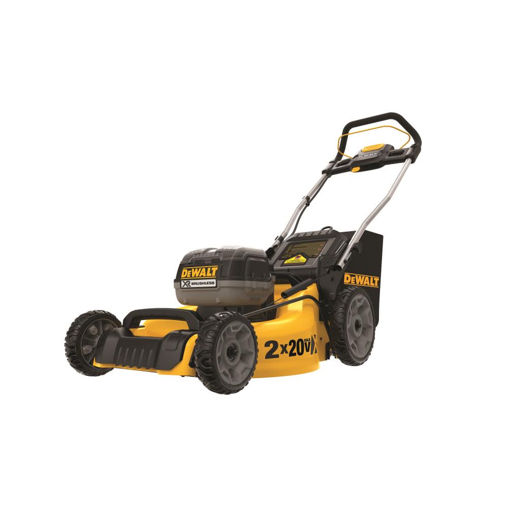 

DEWALT 2x 20V MAX* Brushless 3-in-1 Cordless Lawn Mower (2 x 5.0 Ah)
