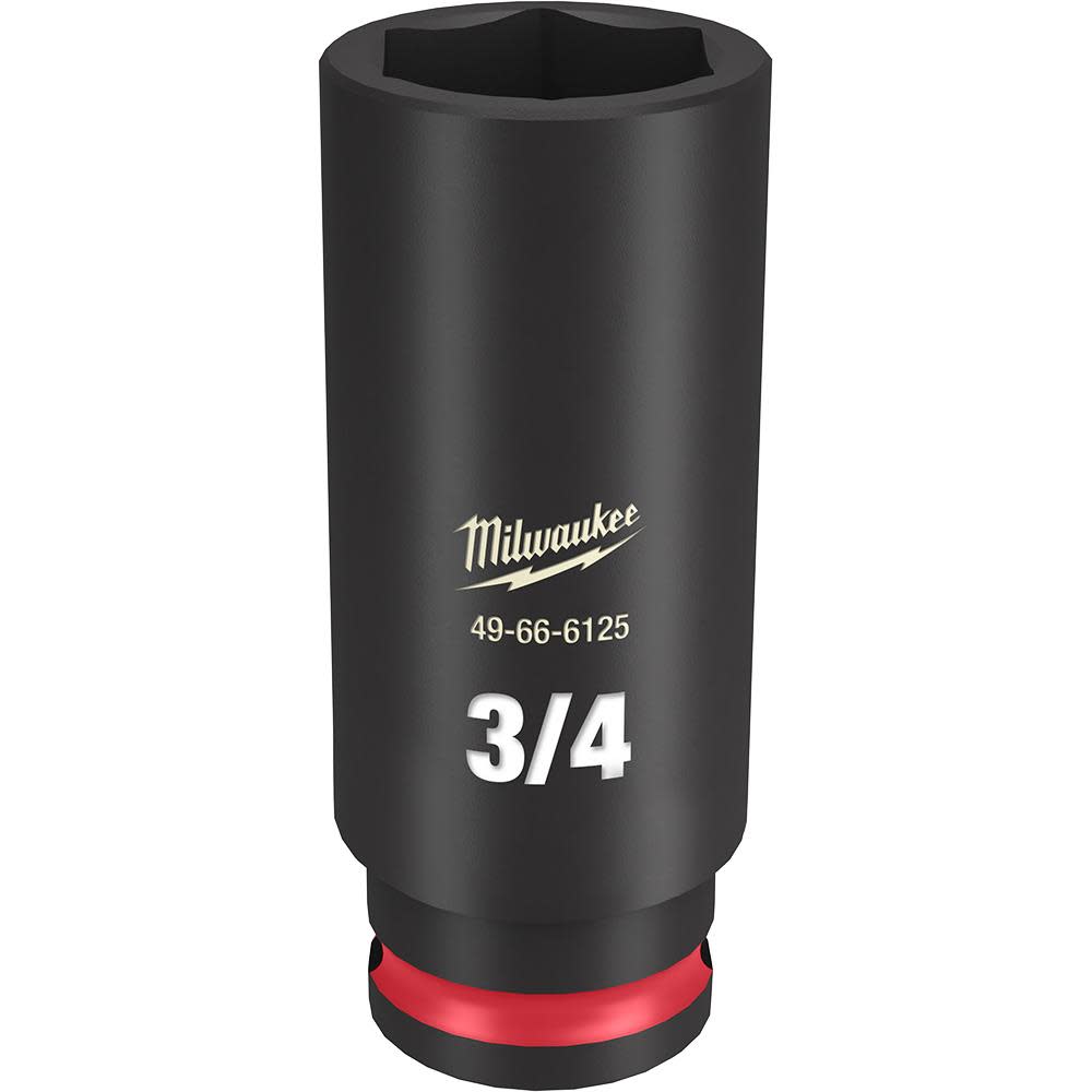 

Milwaukee SHOCKWAVE Impact Duty Socket 3/8" Drive 3/4" Deep 6 Point