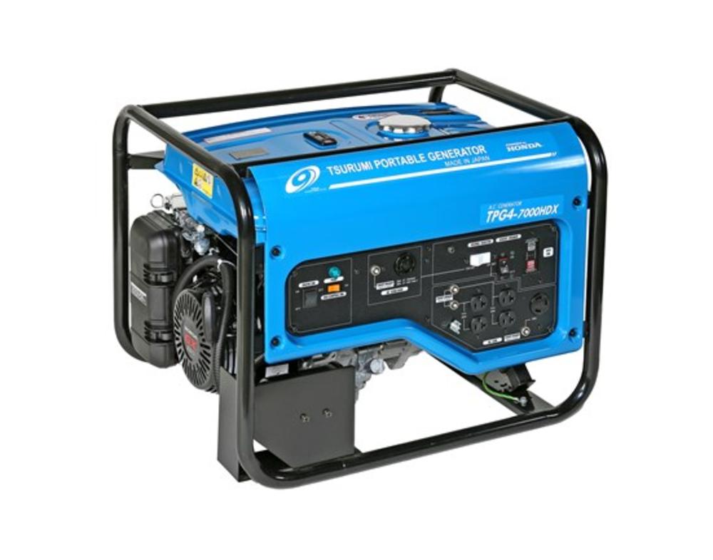 Tsurumi TPG Series 6,000 Watt Gas Powered Portable Generator TPG4