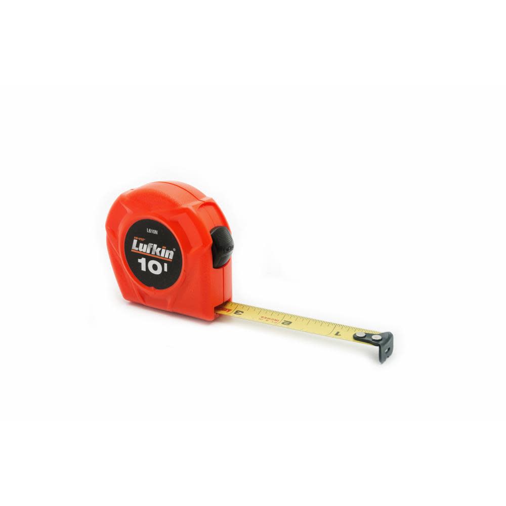 

Crescent Lufkin Tape Measure 1/2 In. x 10 Ft. Hi-Viz Orange Power Return