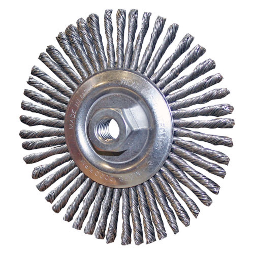 United Abrasives 4" Carbon Steel Knot Wheel