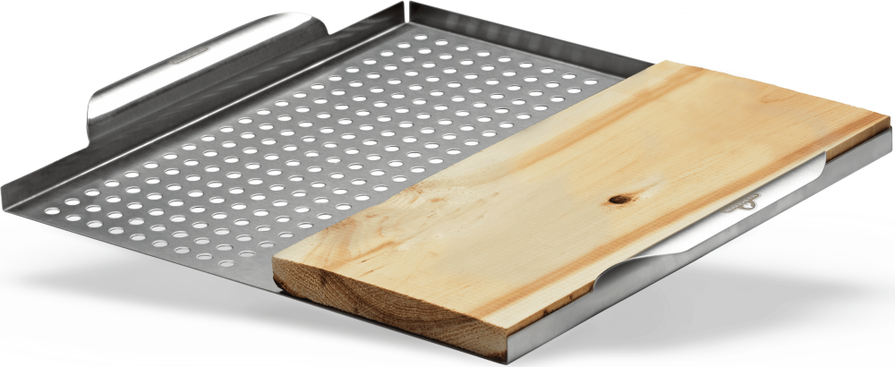 

Napoleon Stainless Steel Multi-functional Topper with Cedar Plank