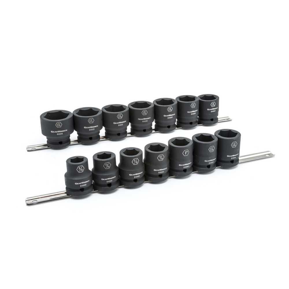 

GEARWRENCH Impact Socket Set 14 Pc. 3/4 In. Drive 6 Point SAE
