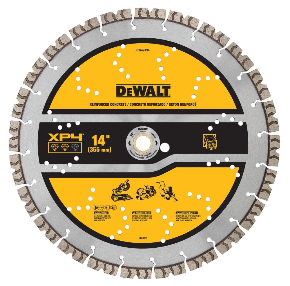 

DEWALT 14IN SEGMENTED XP4 REINFORCED CONCRETE
