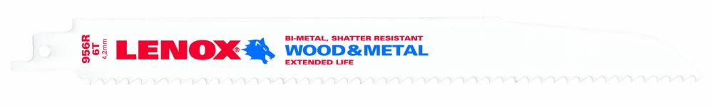 Stanley 20558B956R | Lenox Bi-Metal Reciprocating Saw Blades 20558 - View #12