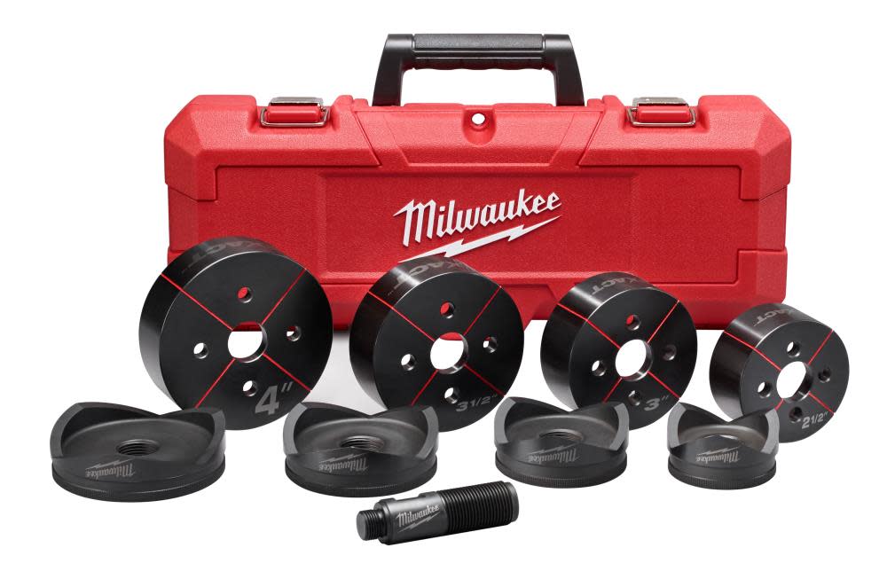 Milwaukee EXACT 2 1 2 In. to 4 In. Knockout Set 49 16 2695 Acme