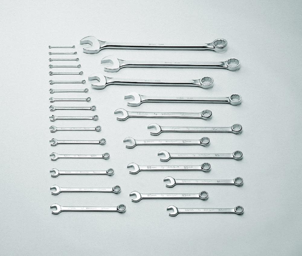 

Wright Tool 28 pc. 12 Pt. Metric Combination Wrench Set 6 mm to 50 mm