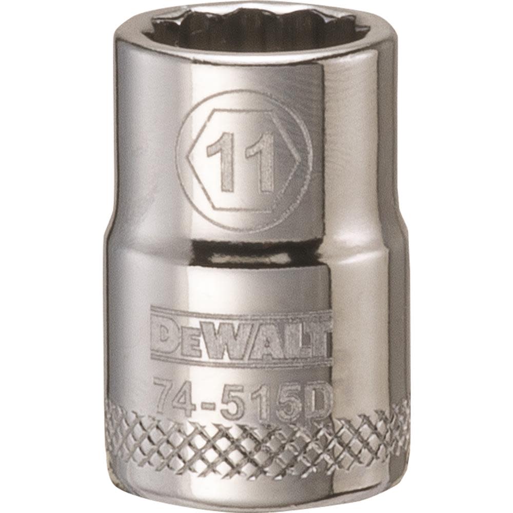 

DEWALT Socket 12 Point 3/8" Drive 11MM
